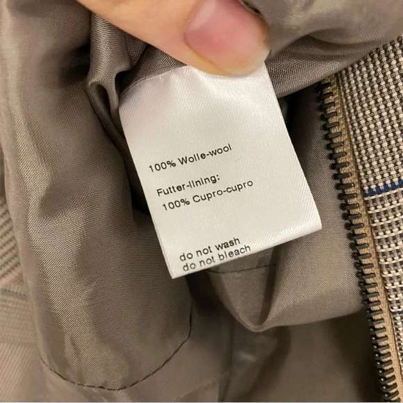 AKRIS Genoveva 100% Wool Blazer Jacket Plaid Sz 4 - Picture 12 of 14